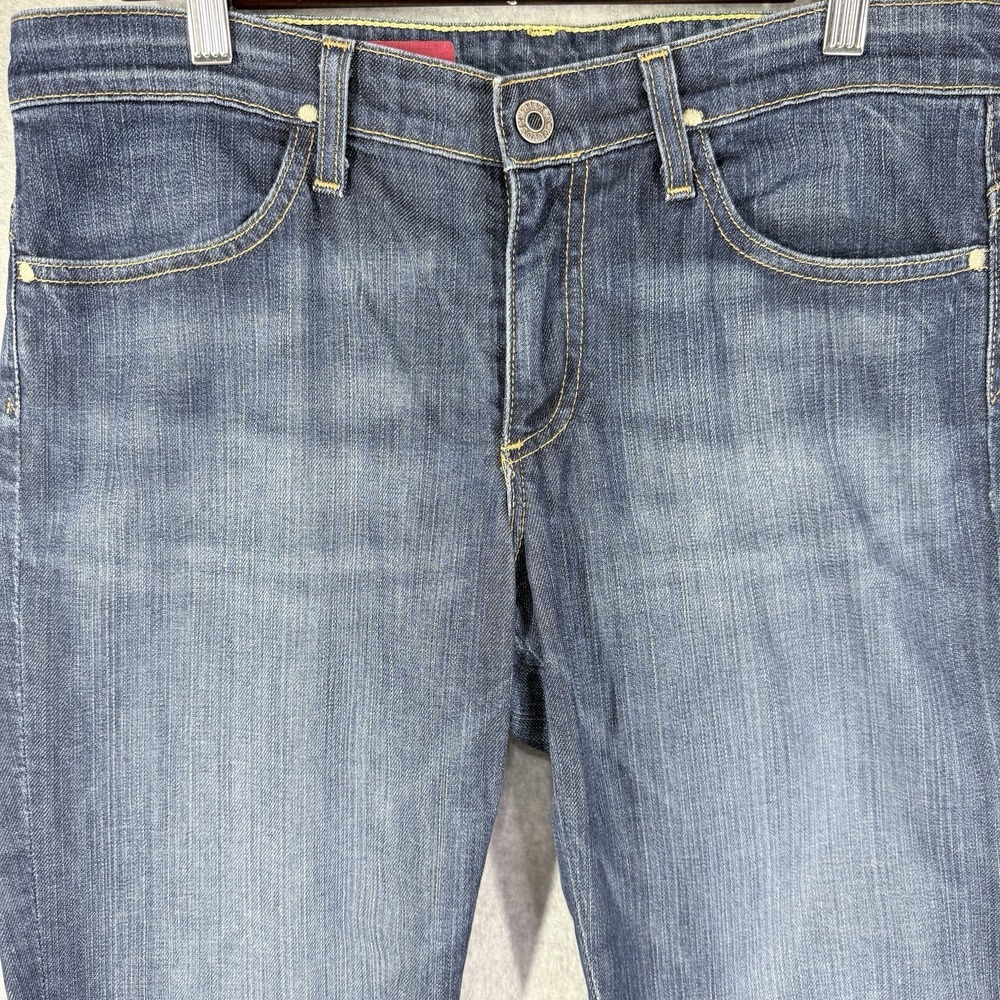 AG Adriano Goldschmied Crop Jeans The Shorty Womens 31R x 20 Blue Denim Cuffed - Picture 3 of 12